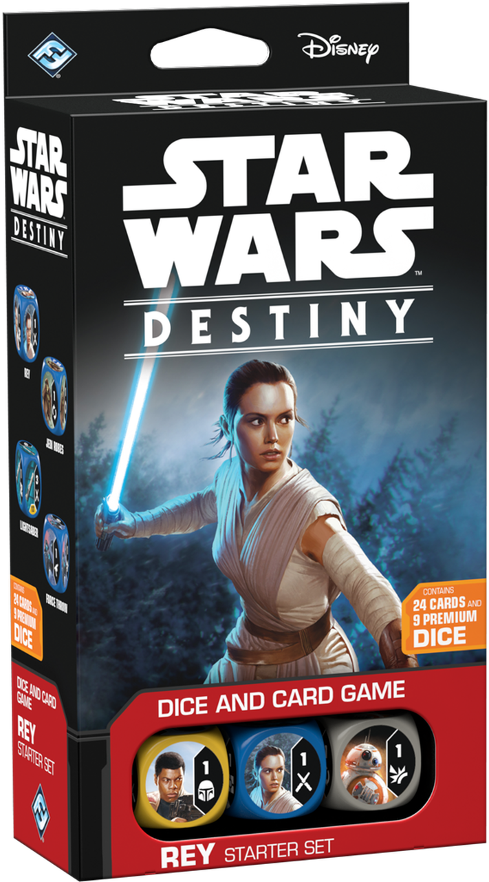 Star Wars Destiny Rey Starter Set Packaging PNG image