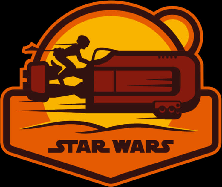 Star Wars Landspeeder Logo PNG image