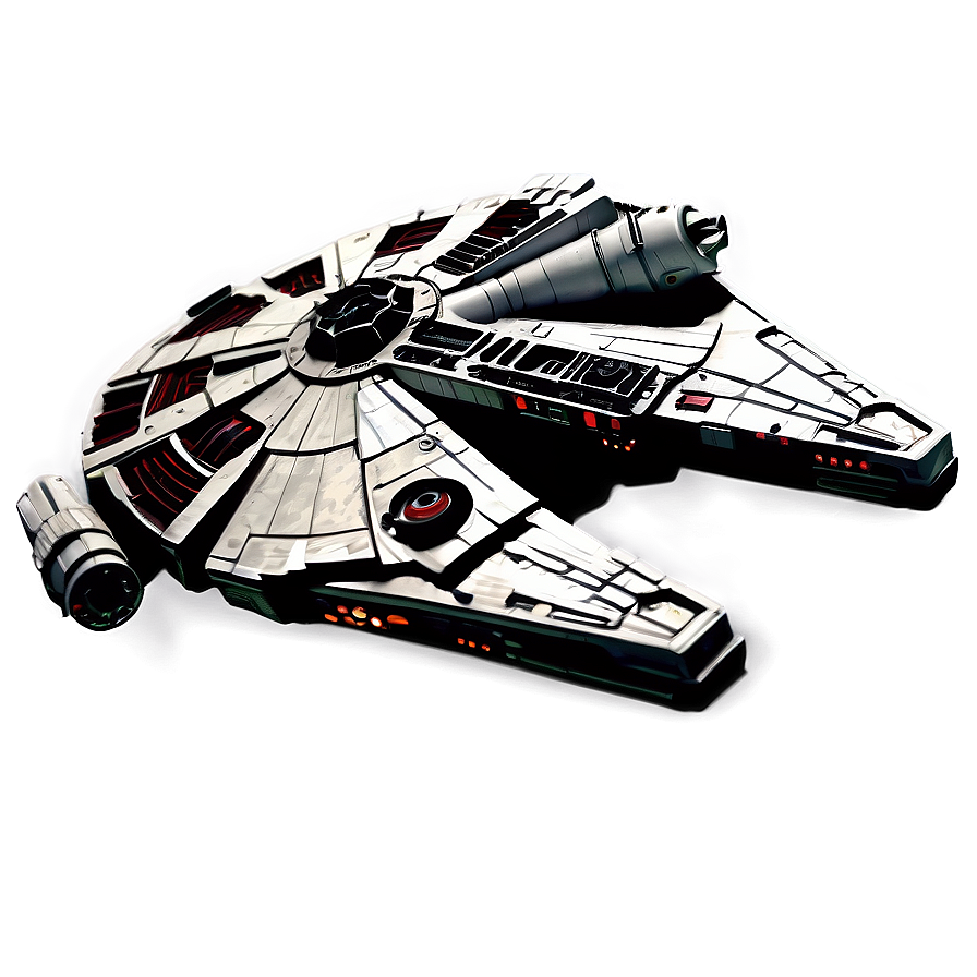 Star Wars Millennium Falcon Png 06122024 PNG image