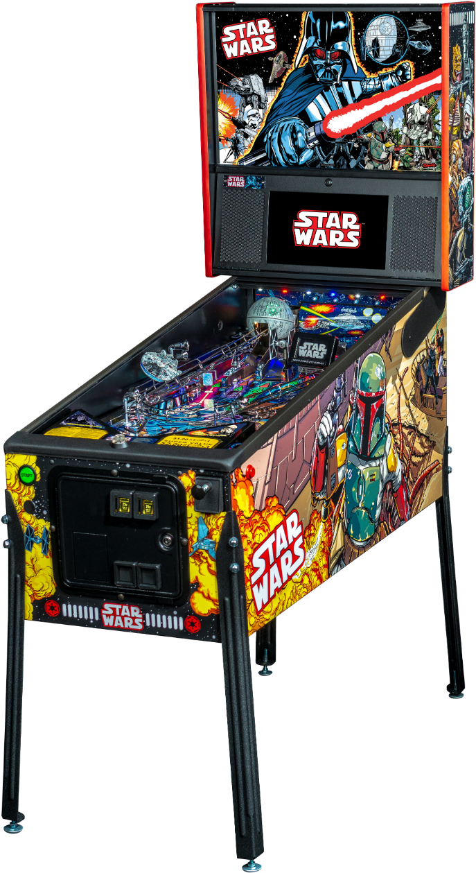 Star Wars Pinball Machine PNG image