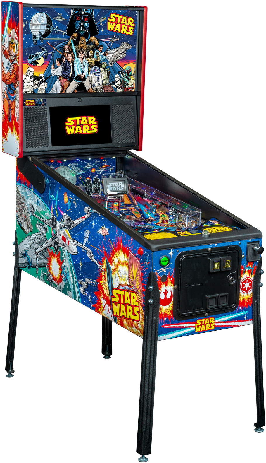 Star Wars Pinball Machine PNG image