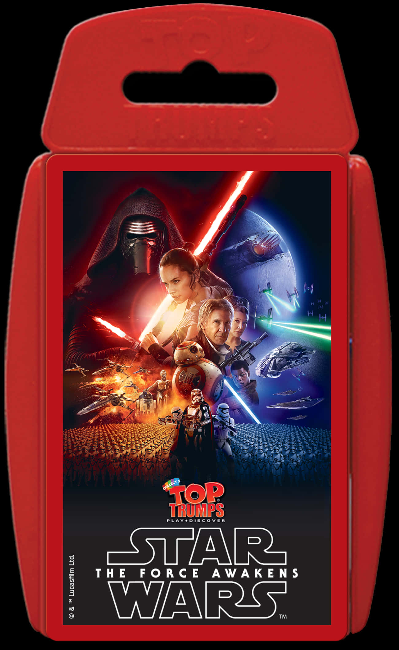 Star Wars The Force Awakens Top Trumps Card Game Pack PNG image