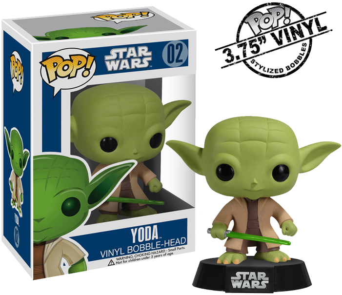 Star Wars Yoda Funko Pop PNG image