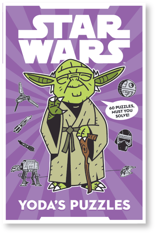 Star Wars Yodas Puzzles Book Cover PNG image