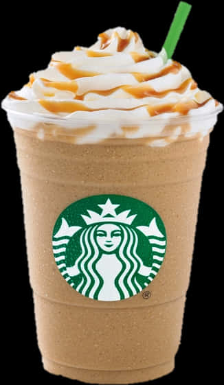 Starbucks Frappuccino Caramel Swirl PNG image