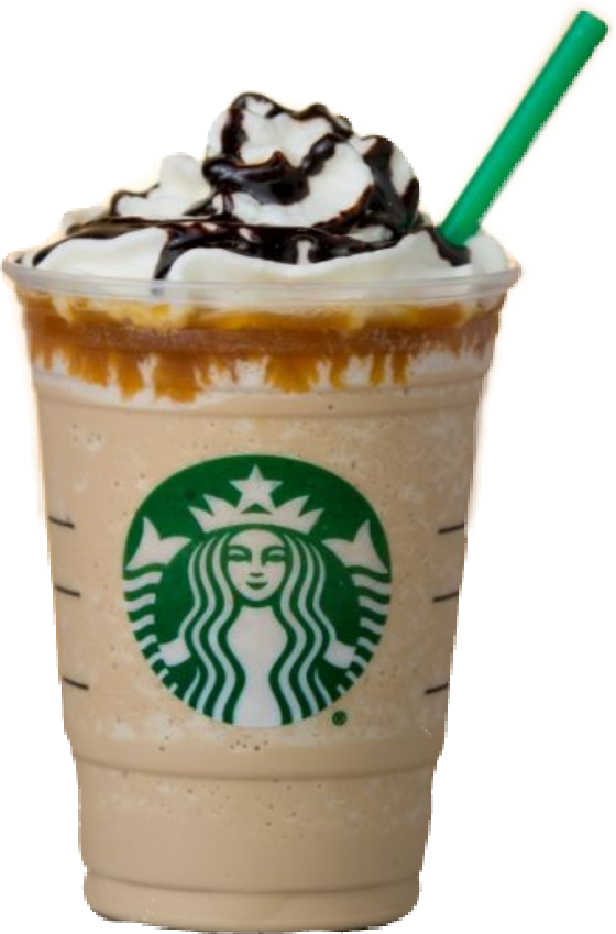 Starbucks Frappuccinowith Whipped Cream PNG image