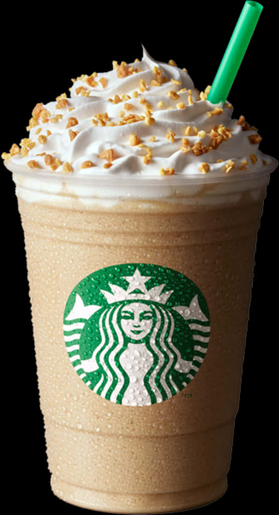 Starbucks Frappuccinowith Whipped Cream PNG image