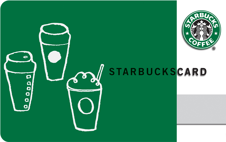 Starbucks Gift Card Design PNG image