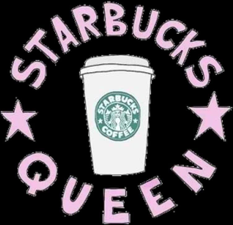 Starbucks Queen Coffee Cup Graphic PNG image