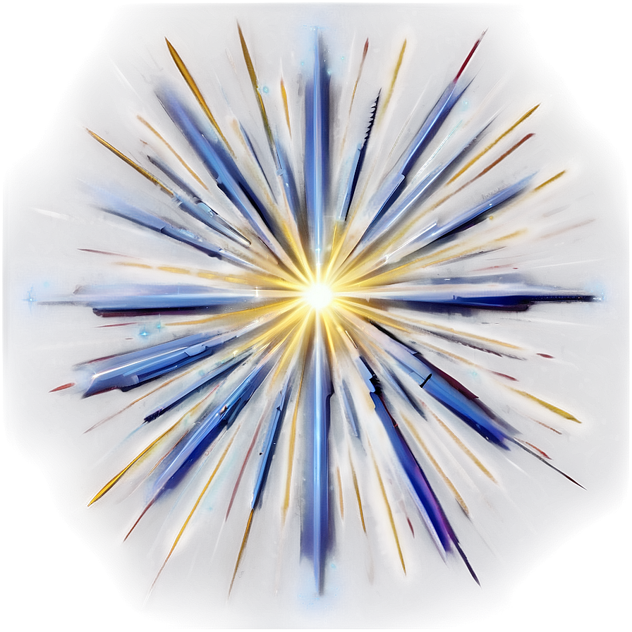 Starburst Radiance Beam Png Gri PNG image