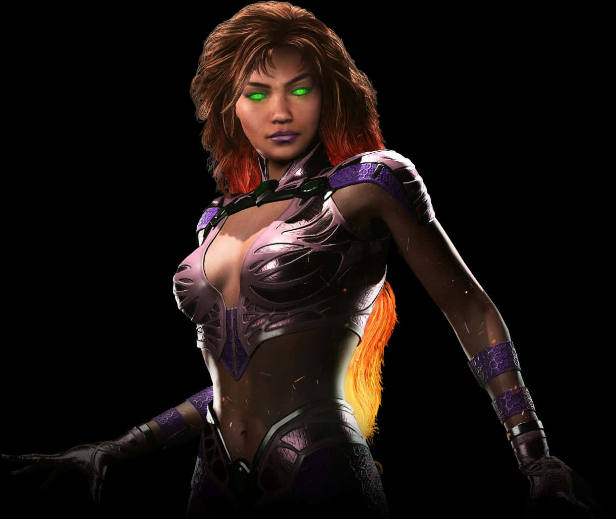 Starfire Heroic Stance PNG image