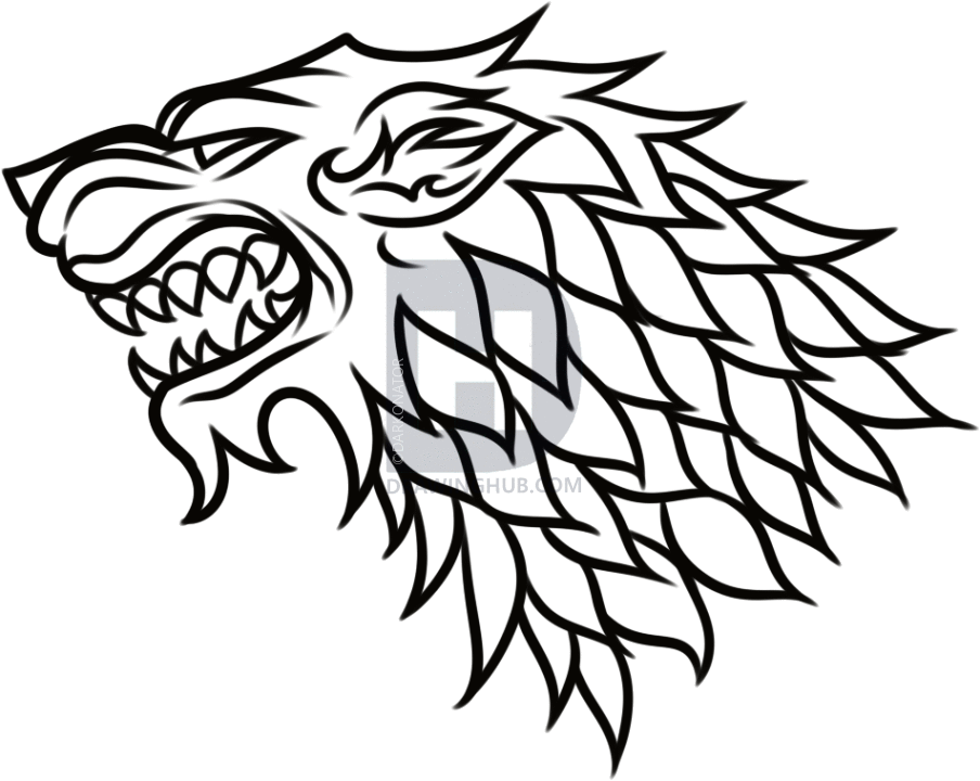 Stark House Sigil Gameof Thrones PNG image