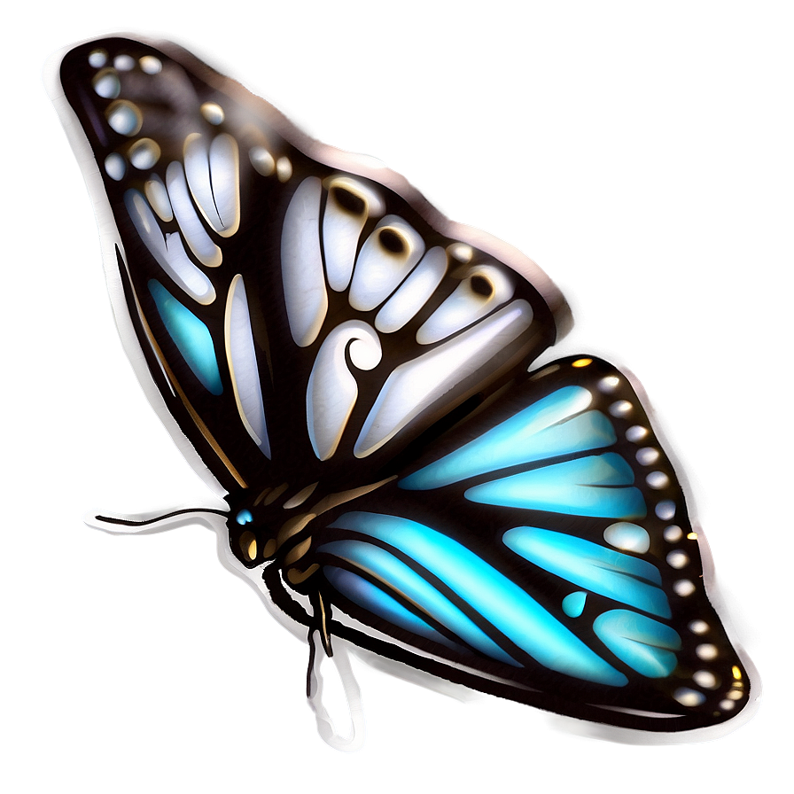 Starlight Butterfly Glow Png Qtu PNG image