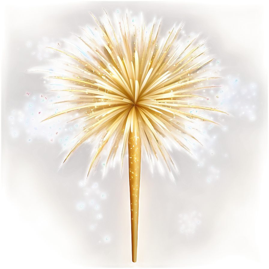 Starry Gold Fireworks Png 53 PNG image