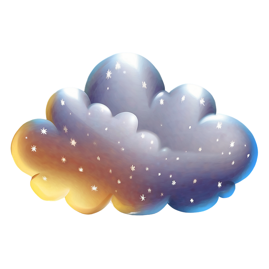 Starry Night Cloud Png 93 PNG image