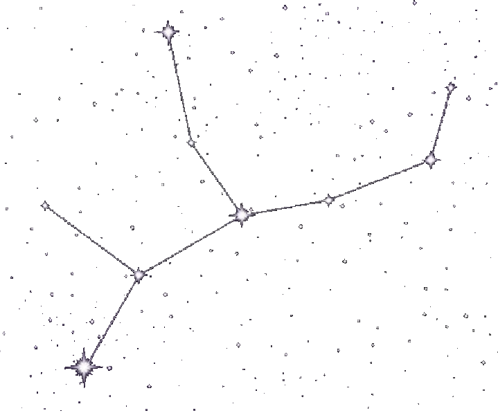 Starry Night Constellation PNG image