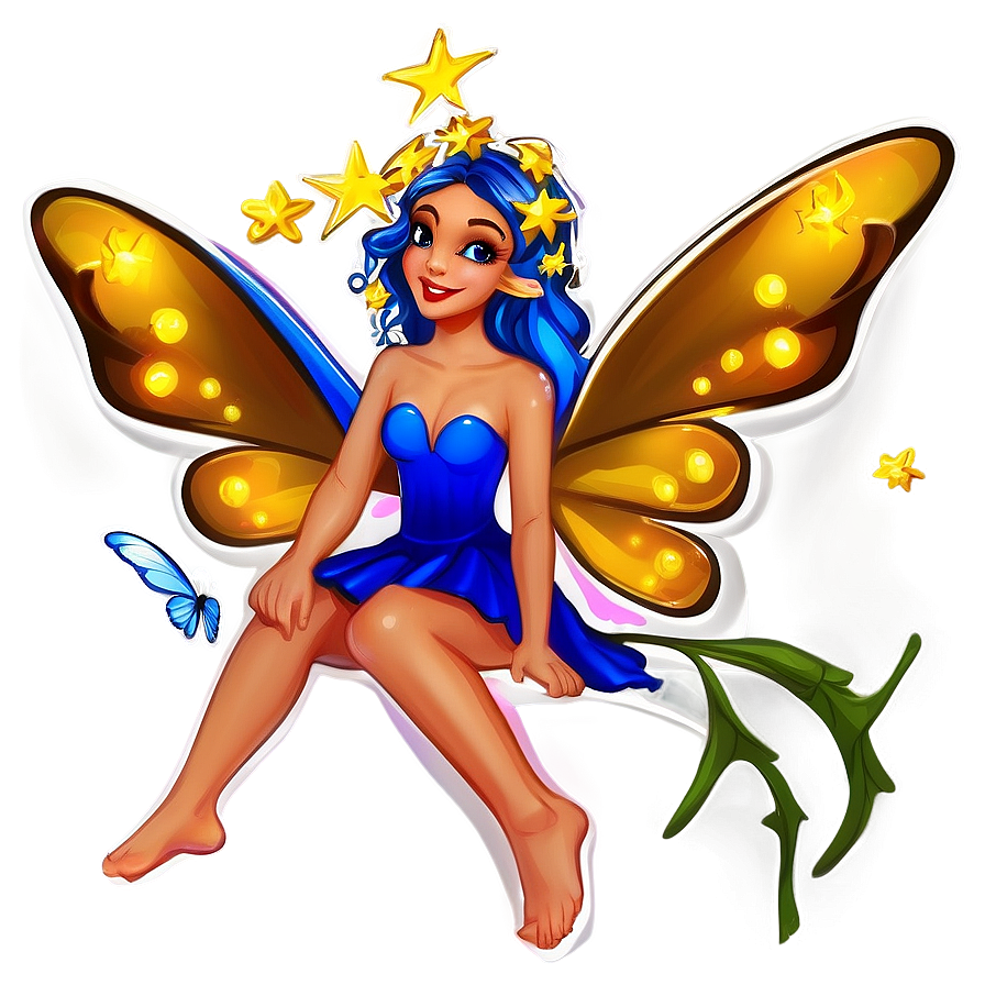 Starry Night Fairy Png Ept PNG image