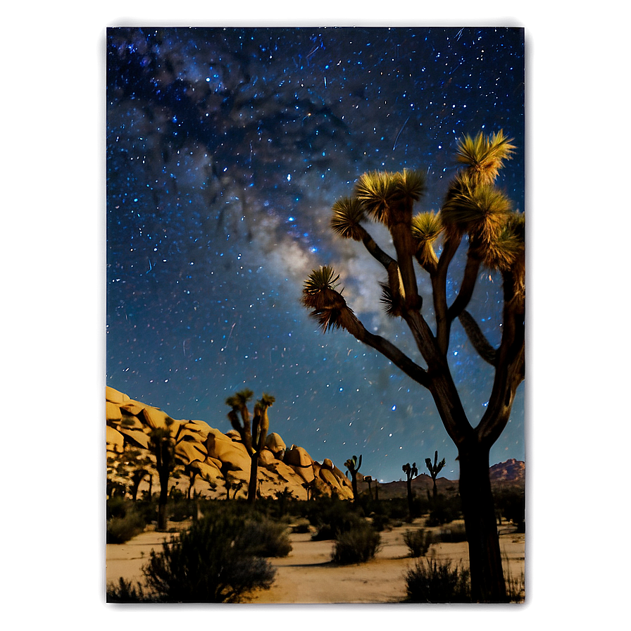 Starry Night Joshua Tree Png 26 PNG image