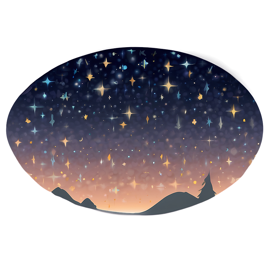 Starry Sky Dream Png Lxc PNG image