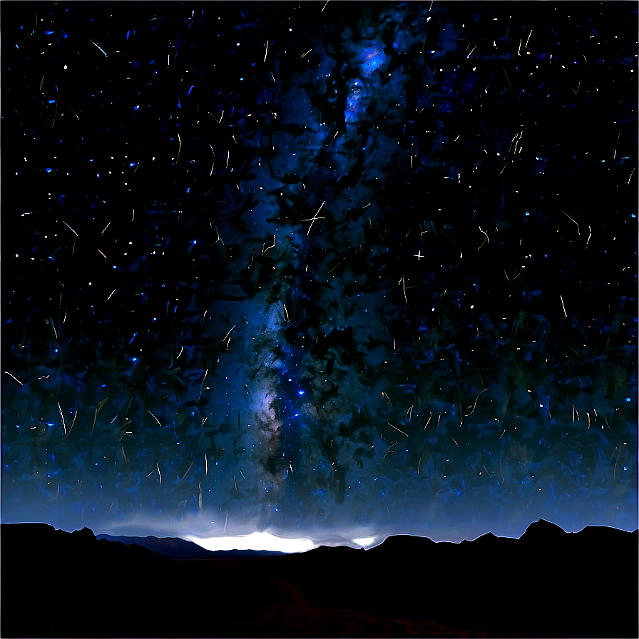 Starry Sky Over Desert Png 06252024 PNG image