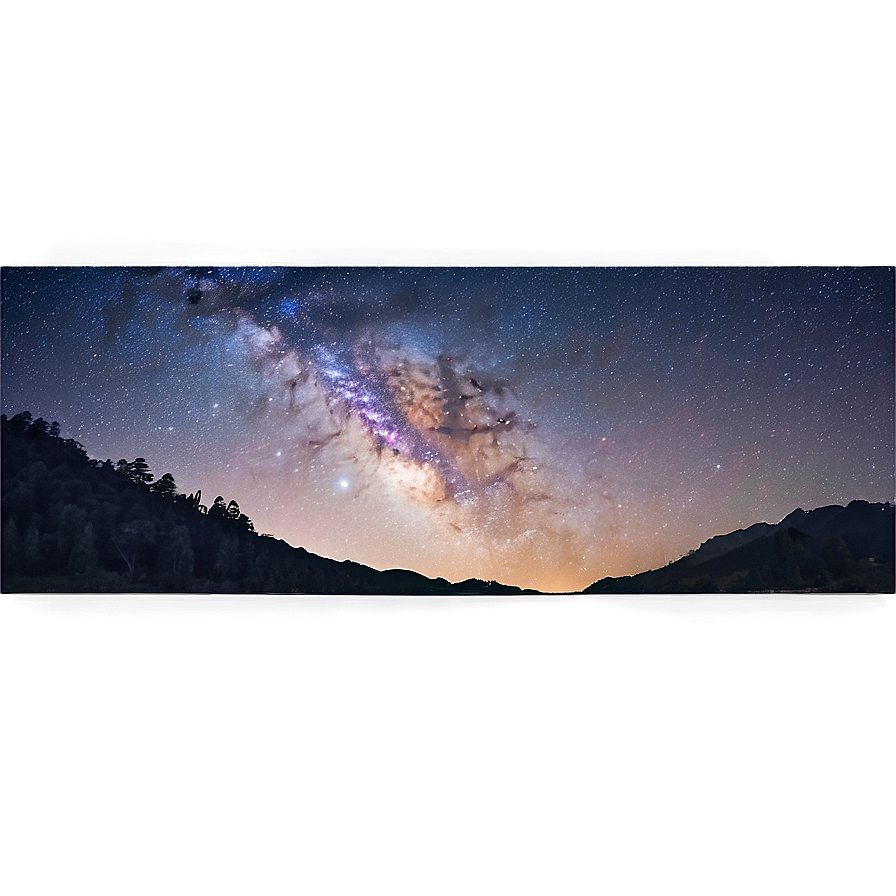 Starry Sky Panorama Png 06252024 PNG image