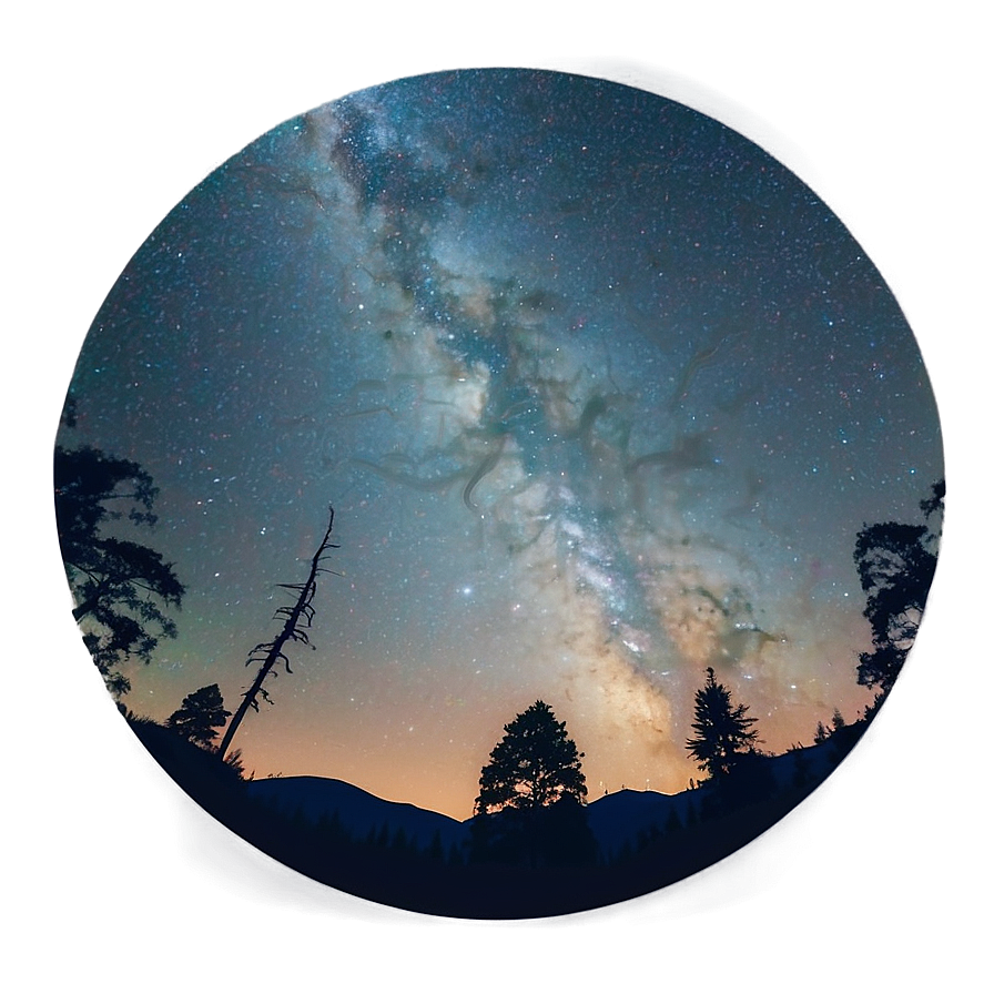 Starry Sky Wilderness Png Rlg62 PNG image