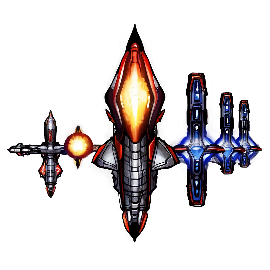 Starship Battle Formation Png 36 PNG image