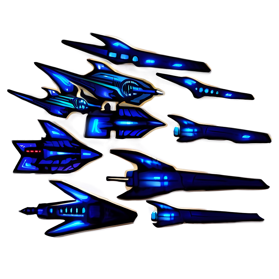 Starship Battle Formation Png Cnc PNG image