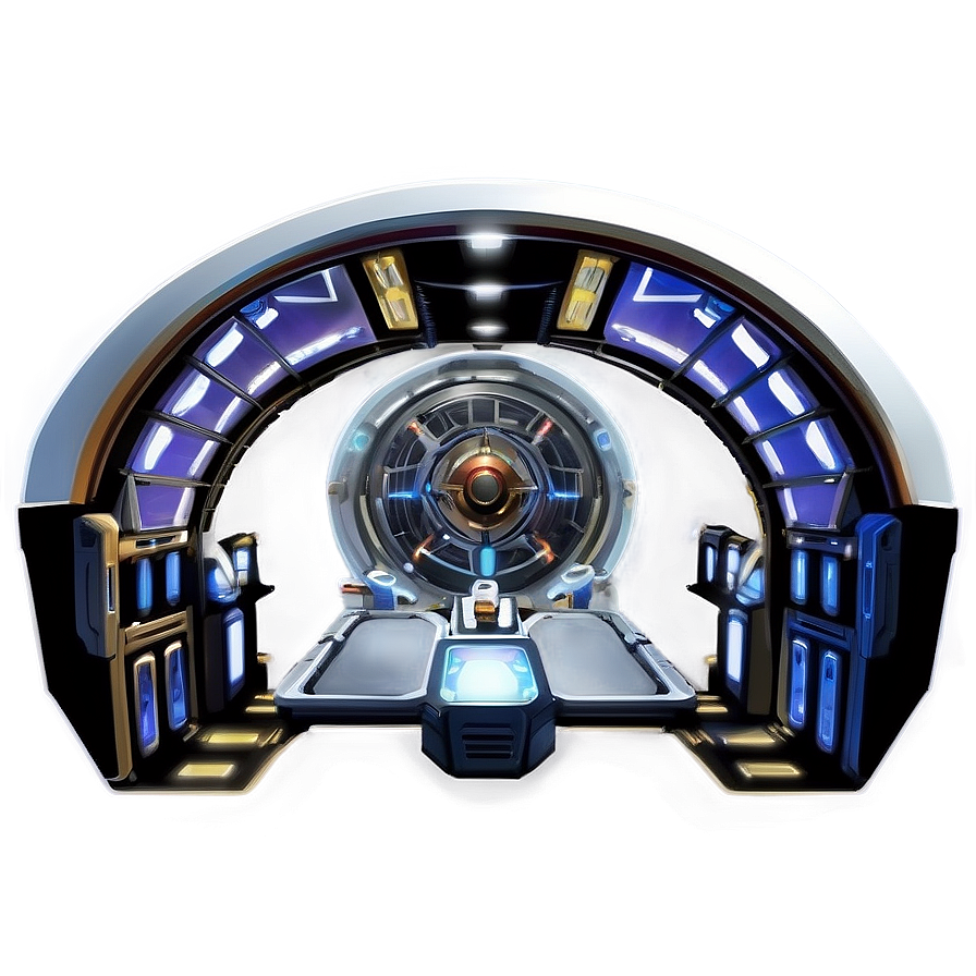 Starship Corridor Layout Png Vsd86 PNG image