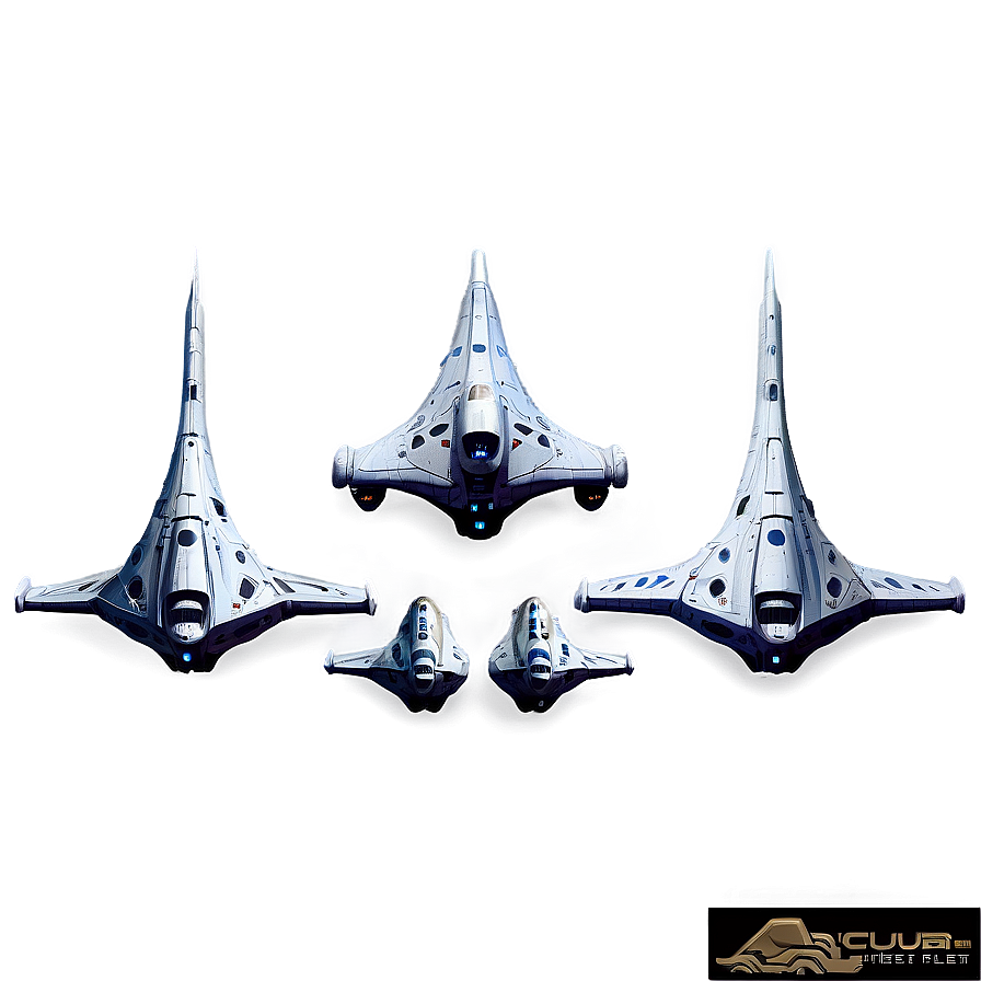 Starship Fleet Formation Png 06202024 PNG image