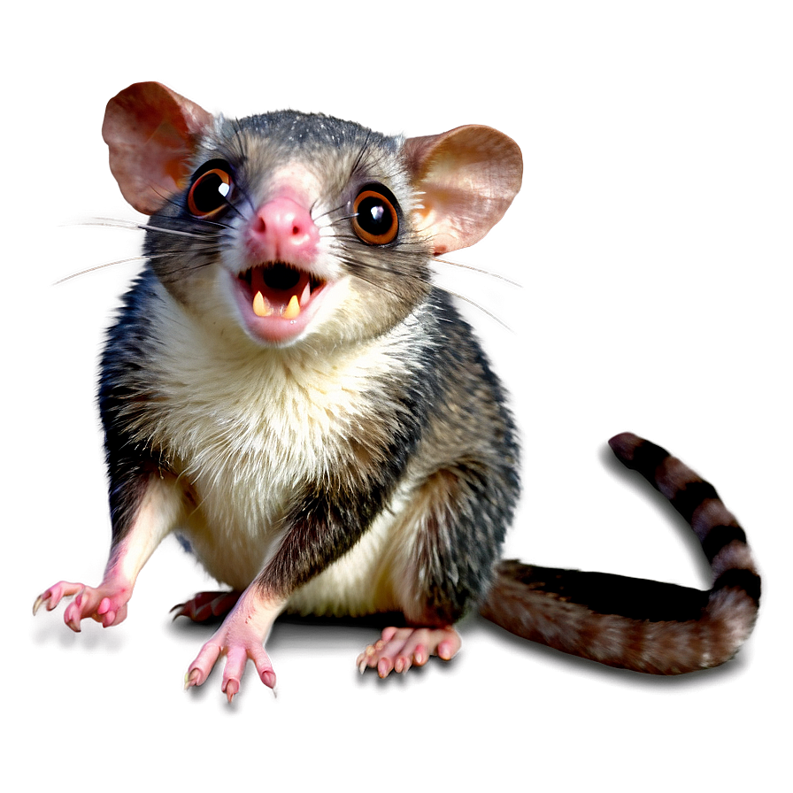 Startled Possum Png 06112024 PNG image