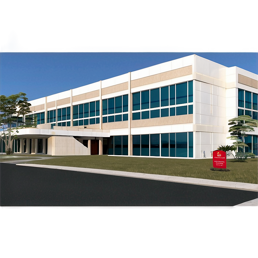 State-of-the-art Hospital Building Png 05242024 PNG image