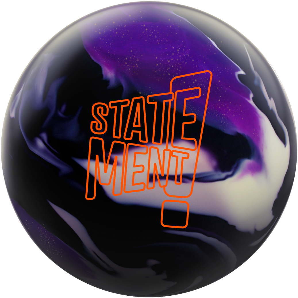 Statement Bowling Ball Design PNG image