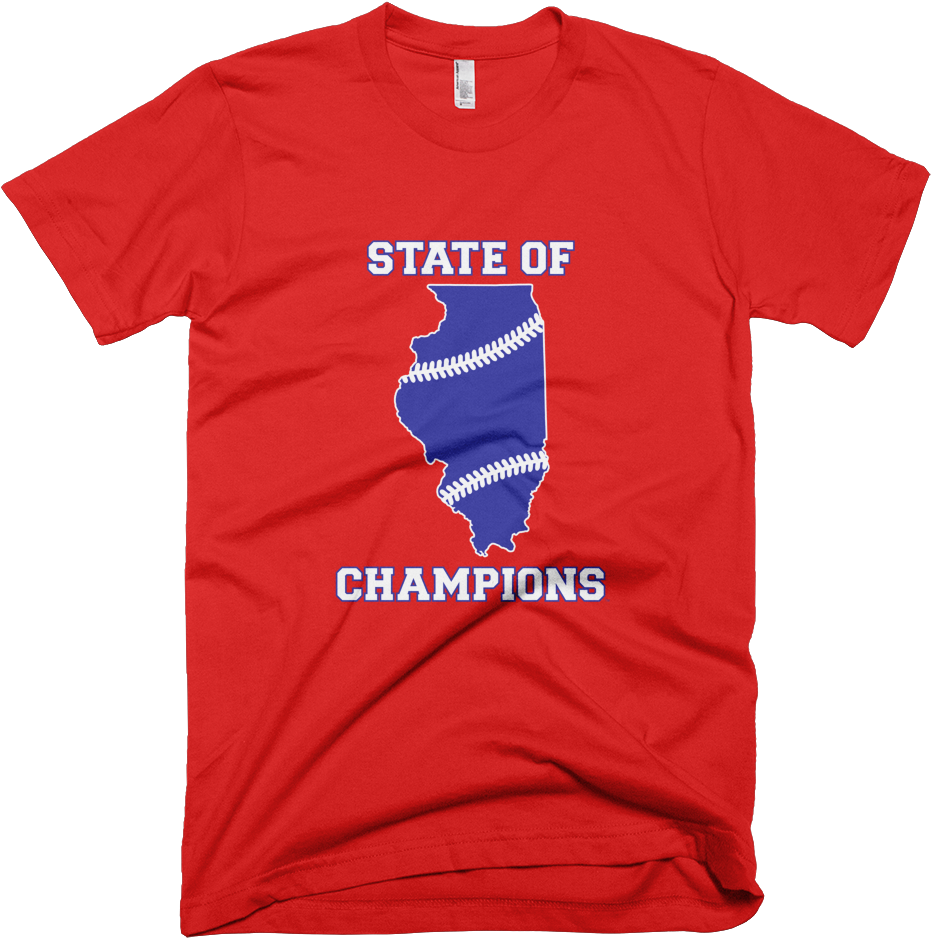 Stateof Champions Baseball Stitch Tshirt PNG image