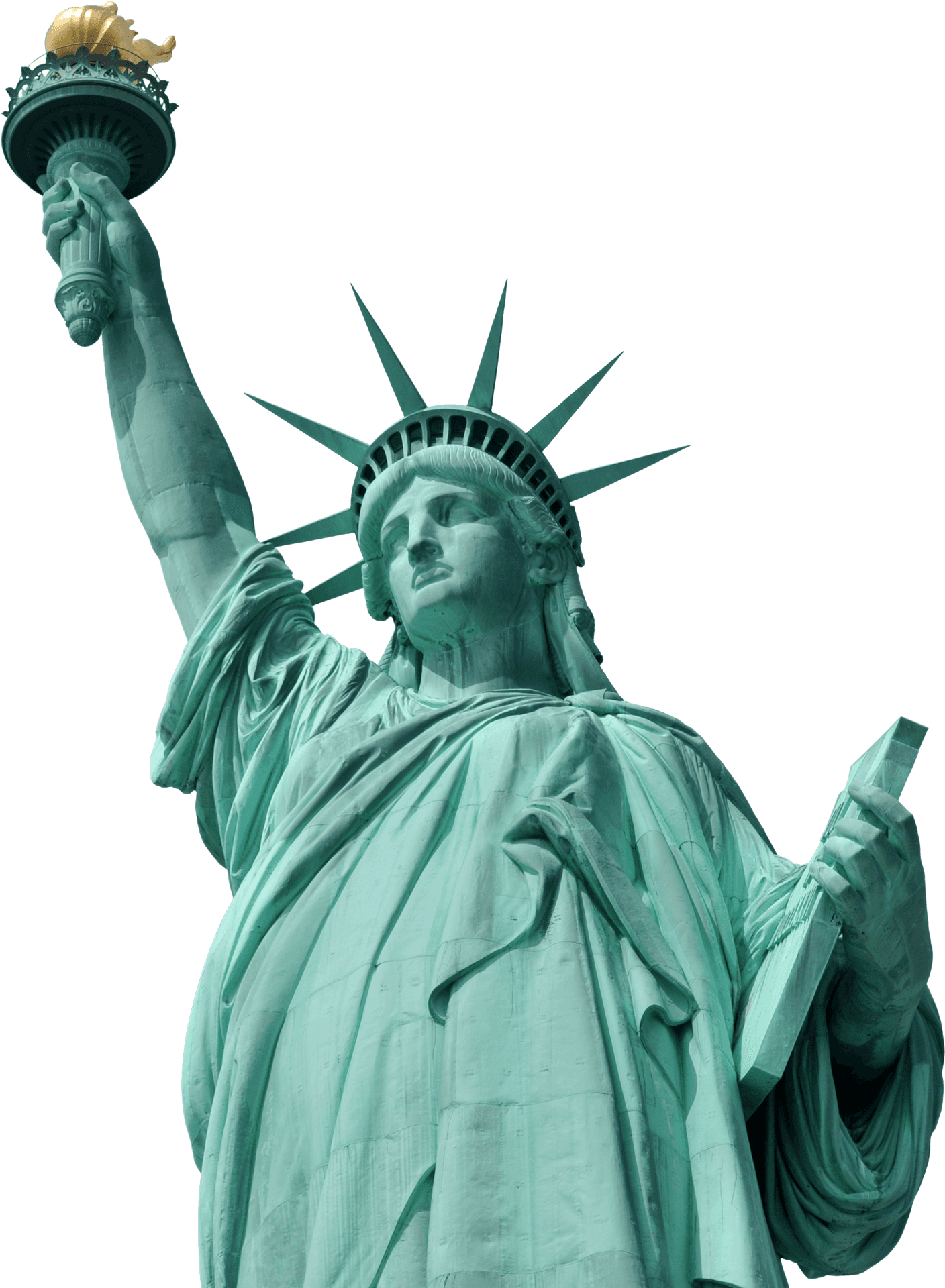 Statueof Liberty Close Up PNG image