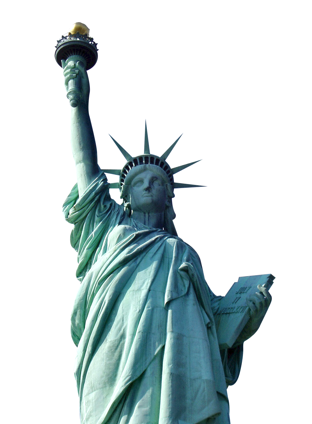 Statueof Liberty Close Up PNG image