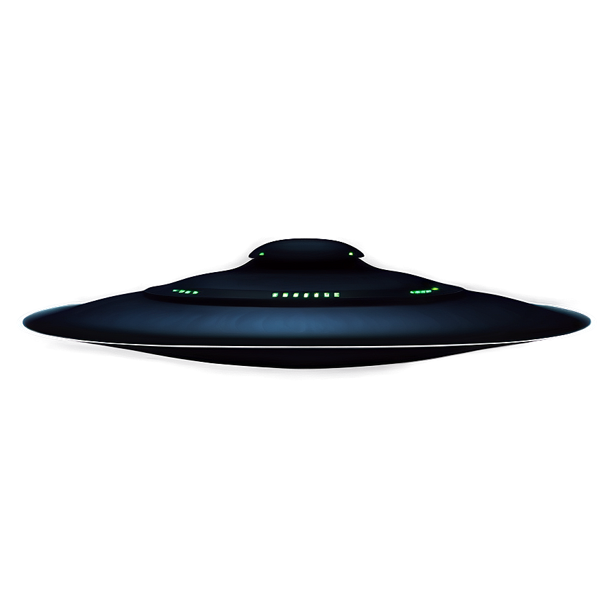 Stealth Black Flying Saucer Png 06202024 PNG image