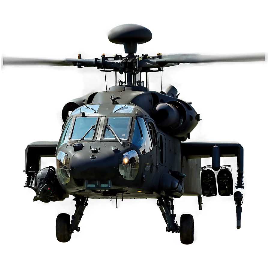 Stealth Black Hawk Helicopter Png Yjg26 PNG image