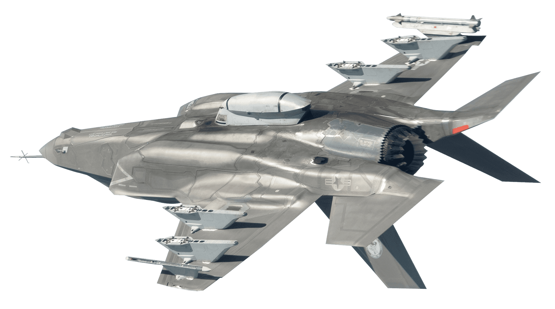 Stealth_ Fighter_ Jet_ In_ Flight PNG image