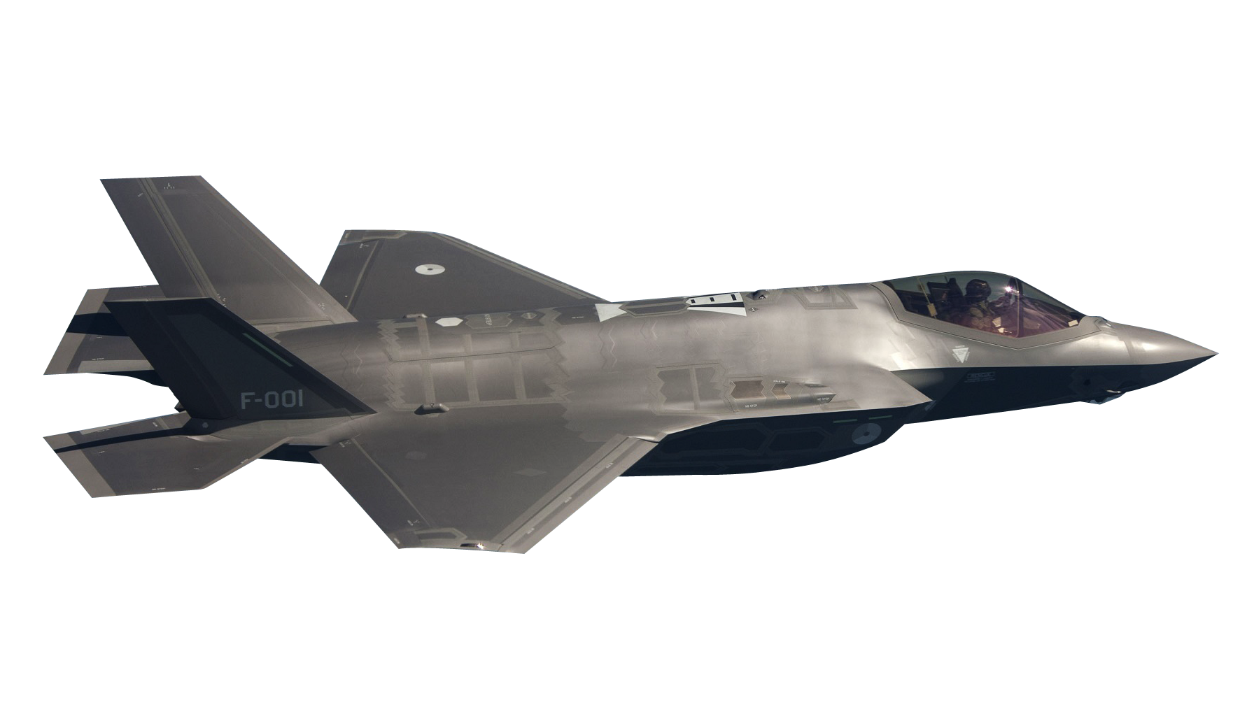 Stealth_ Fighter_ Midflight PNG image