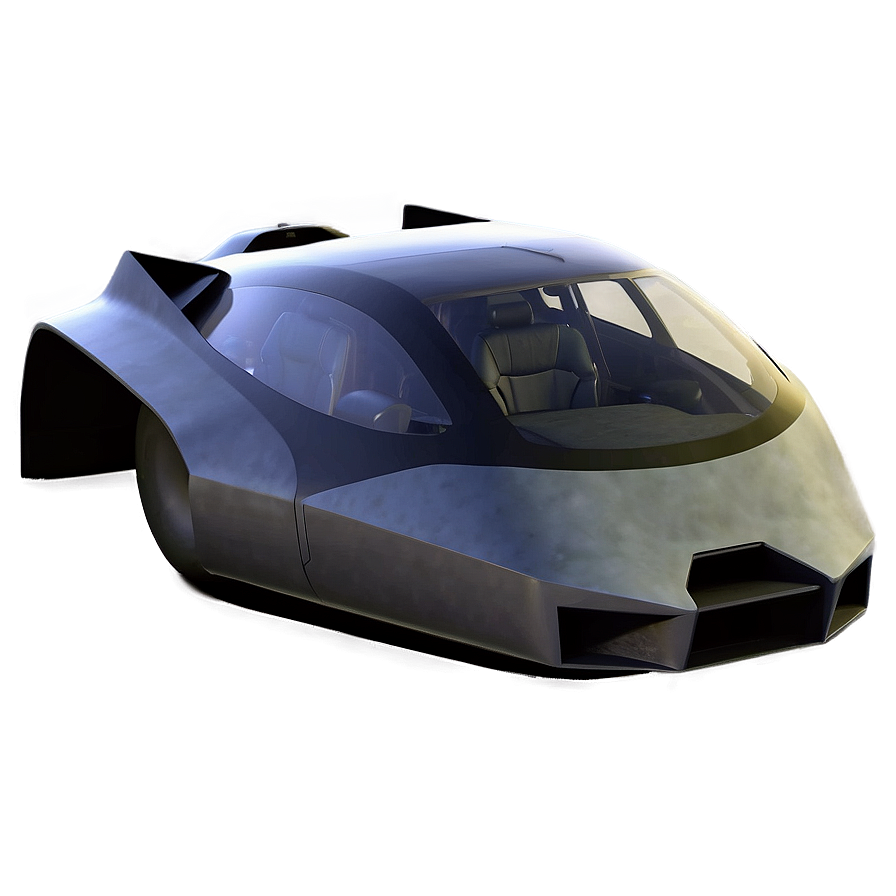 Stealth Flying Car Prototype Png 06202024 PNG image