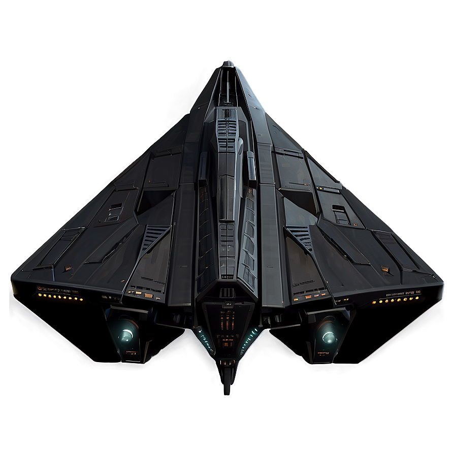 Stealth Spacecraft Design Png 06292024 PNG image