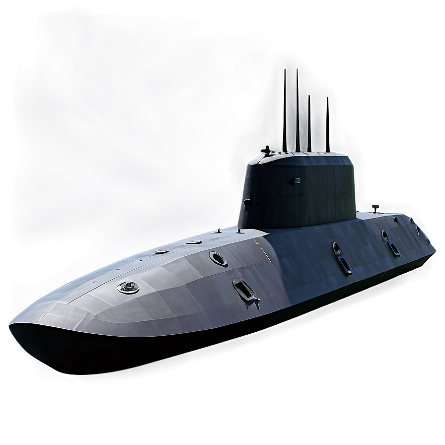 Stealth Submarine At Night Png 52 PNG image