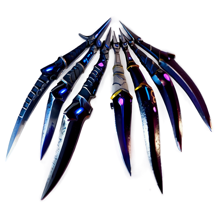 Stealthy Assassin Claws Png Mwv16 PNG image