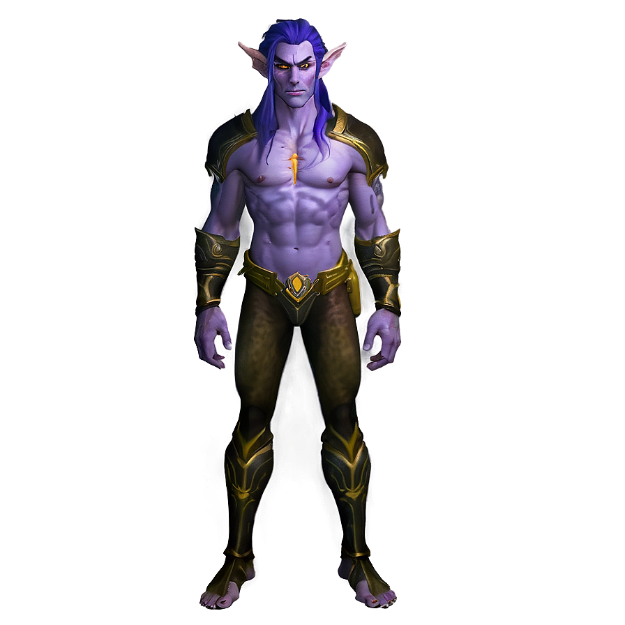 Stealthy Night Elf Png 05232024 PNG image