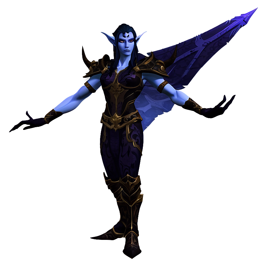 Stealthy Night Elf Png Dps78 PNG image