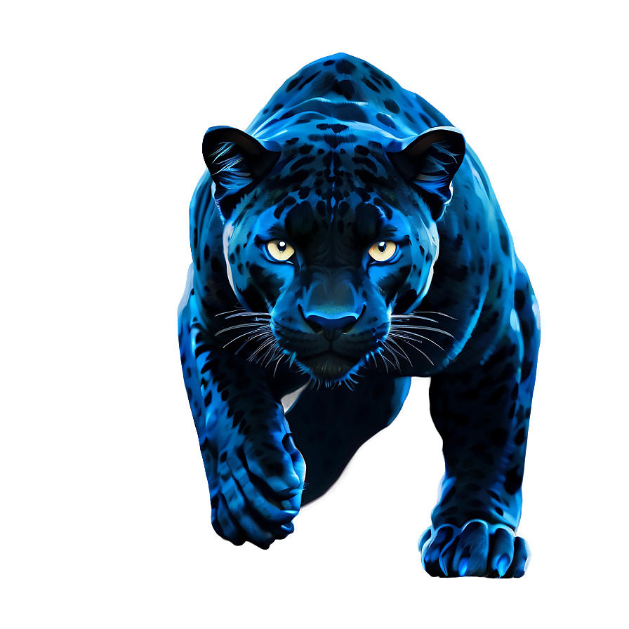 Stealthy Panther Illustration Png 05242024 PNG image