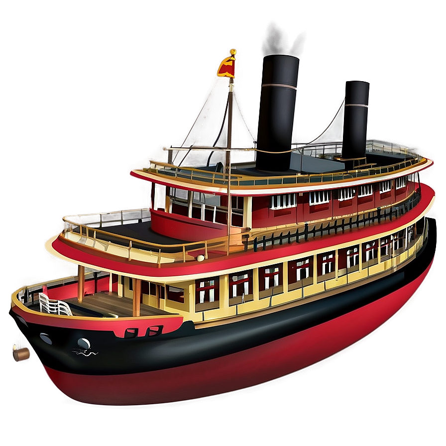 Steamboat Ship Png 05212024 PNG image