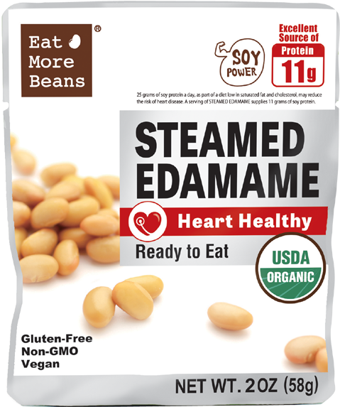 Steamed Edamame Package Design PNG image