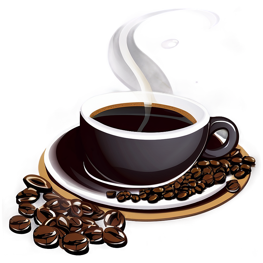 Steaming Black Coffee Png Dvj PNG image